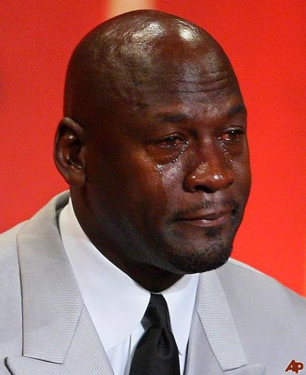 10 Of The Best Michael Jordan Crying Face Memes