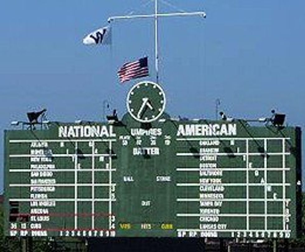 The Waving W's At Wrigley Field