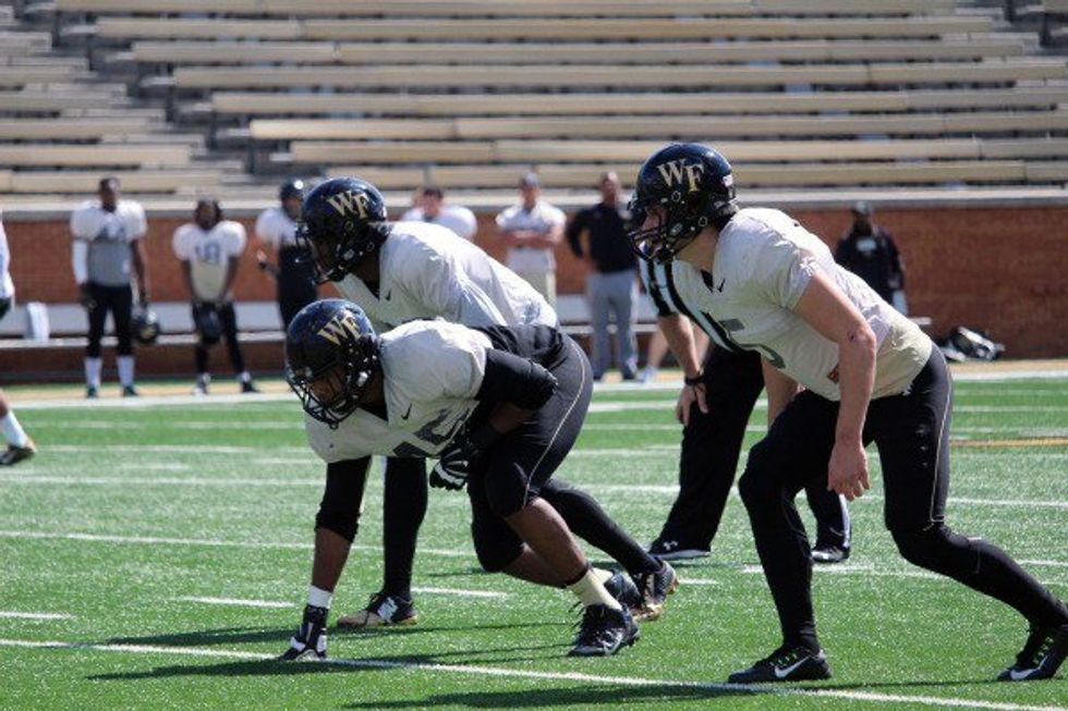 Spring Football At Wake Forest With Steven Claude