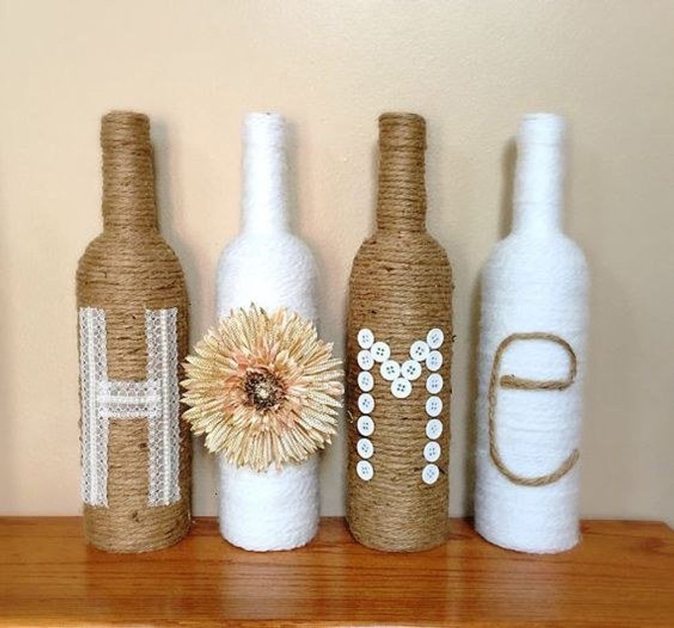 Crafty Ways To Reuse Wine Bottles