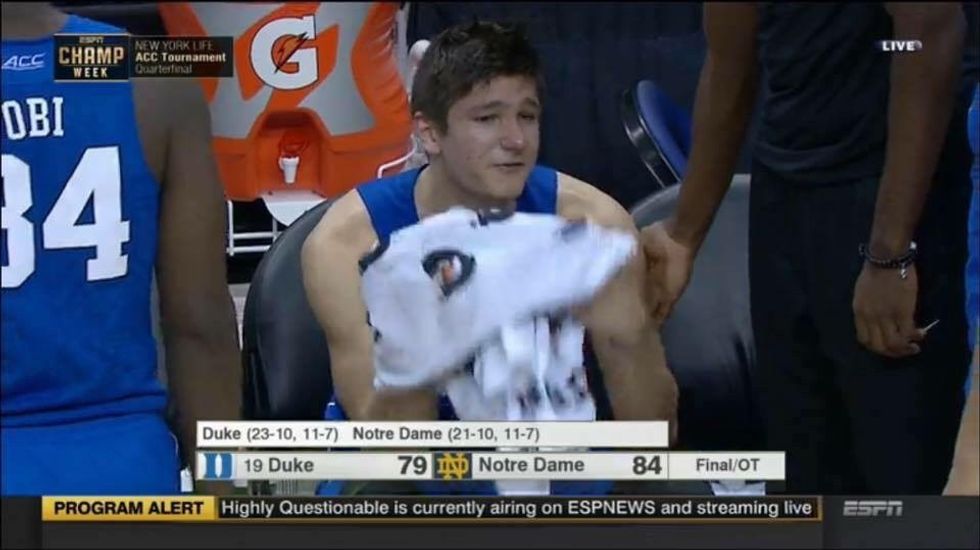 All The Times When Grayson Allen Crying Described Your Life