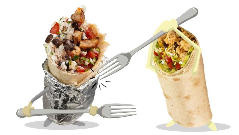 Food Wars: Who Has The Better Burrito, Chipotle Or Freebirds?