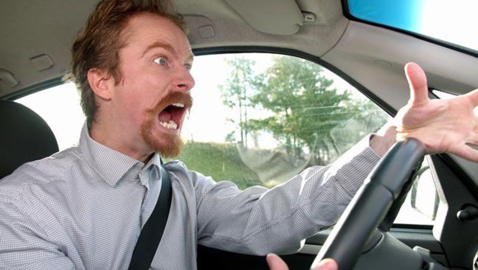 The 5 Stages Of Road Rage