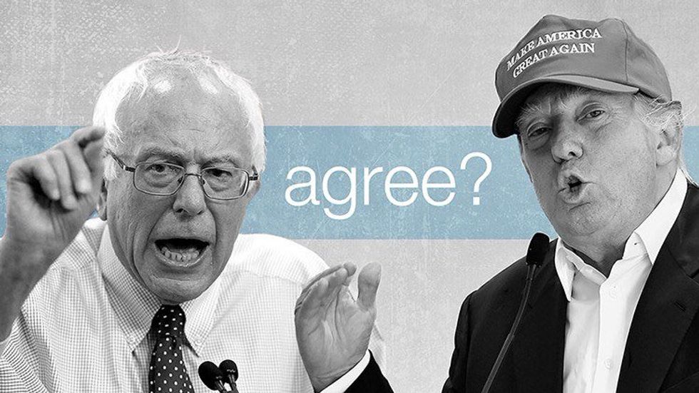 Bernie Sanders And Donald Trump Are Basically The Same Person