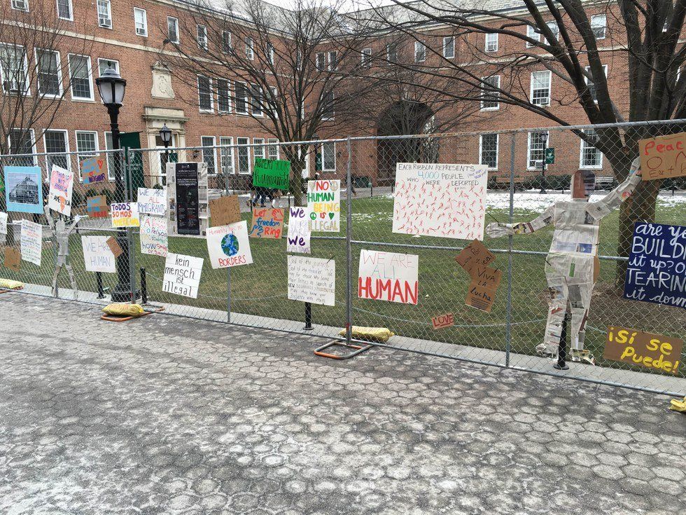 Manhattan College's Mock Border