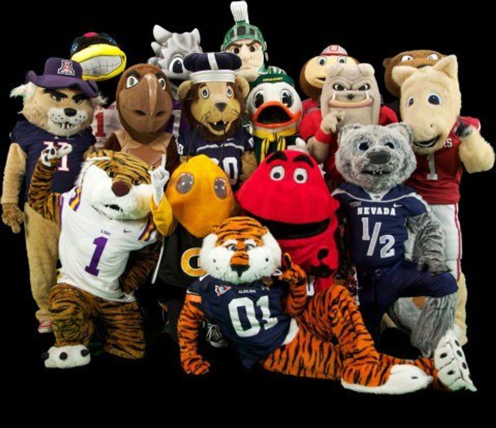 Definitive Ranking Of College Mascots