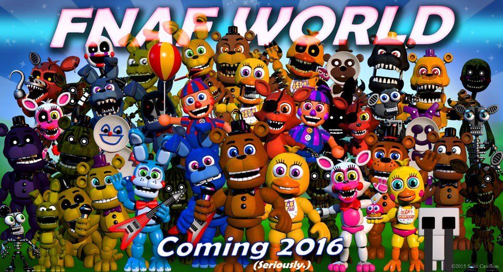 "FNAF World": A Glitchy Game Of Glitches