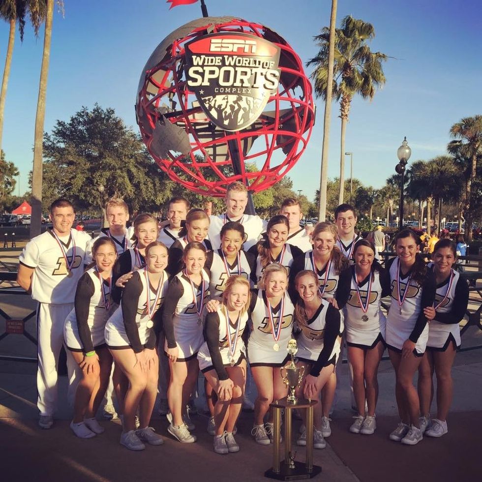 Purdue Cheer Team Makes History