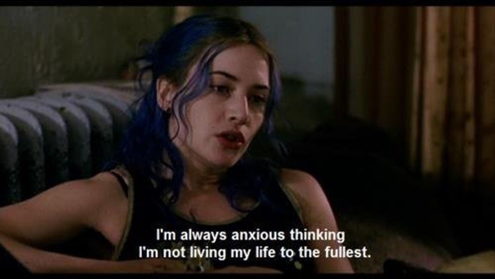 "I'm Always Anxious Thinking I'm Not Living My Life To The Fullest"