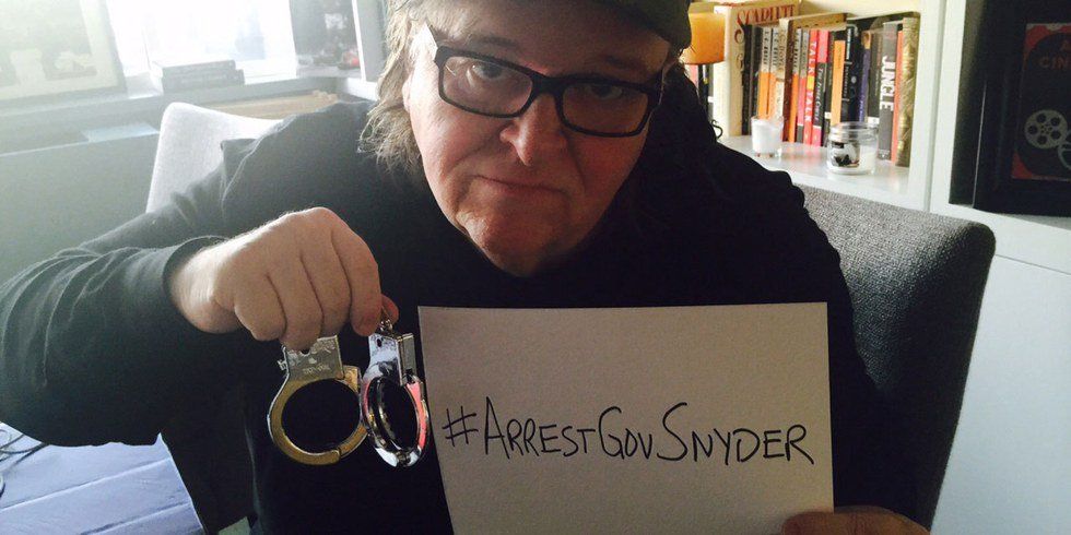 Michael Moore Calls For The Arrest Of Governor Snyder