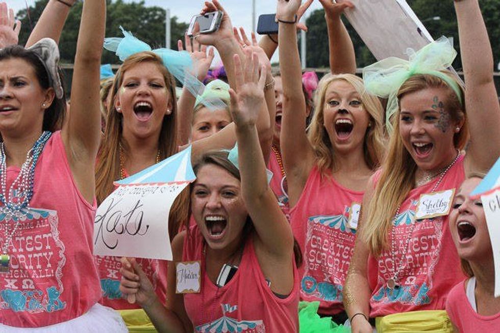 10 Reactions Every Sorority Girl Has on Bid Day