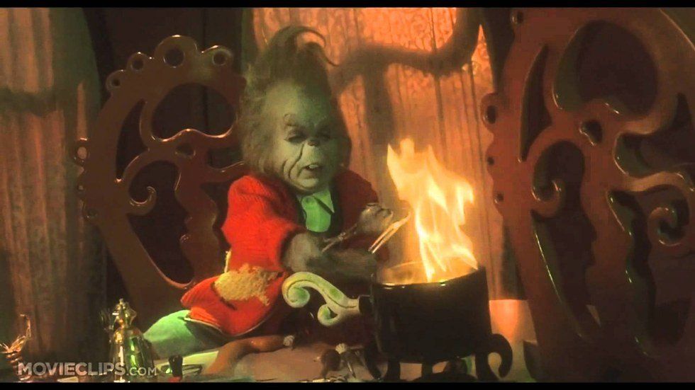 The End of the Semester As Told by the Baby Grinch