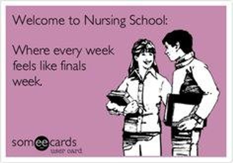 10 Stages Of Your First Semester Of Nursing School