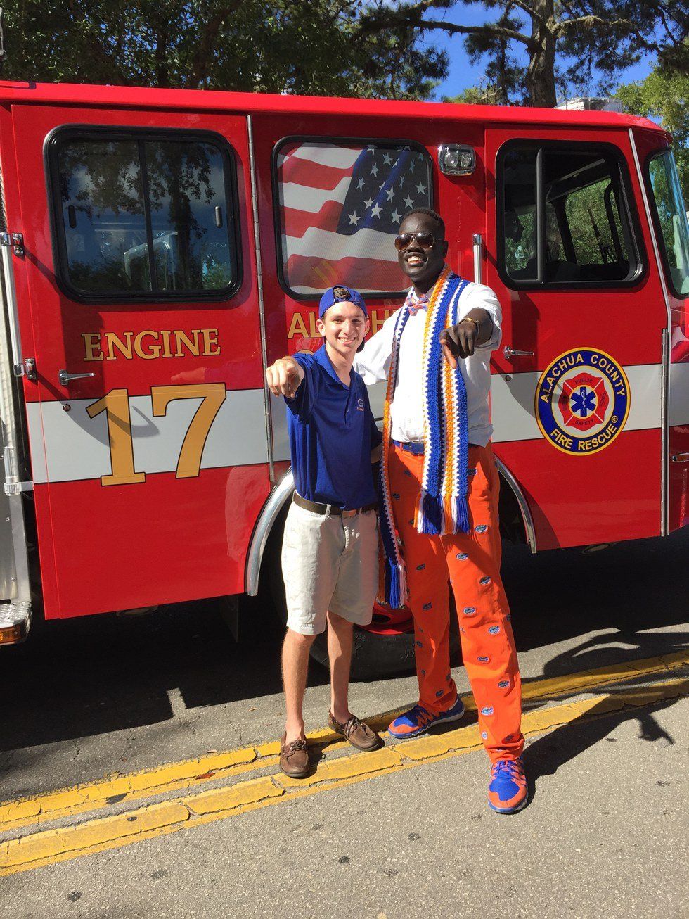 Meet Duke: The UF Mic Man Hype Man And Mr. Orange & Blue