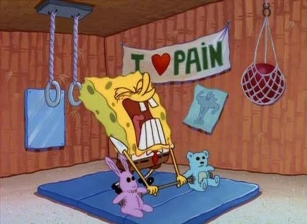 Thoughts While At The Gym As Told By SpongeBob GIFs