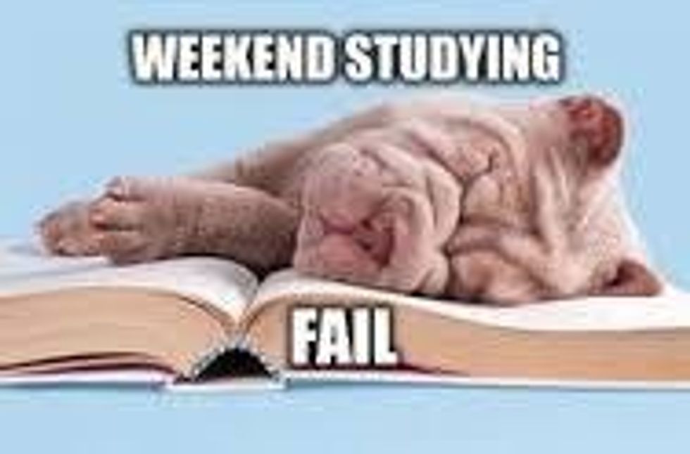 Studying On The Weekends—Don't Do It!