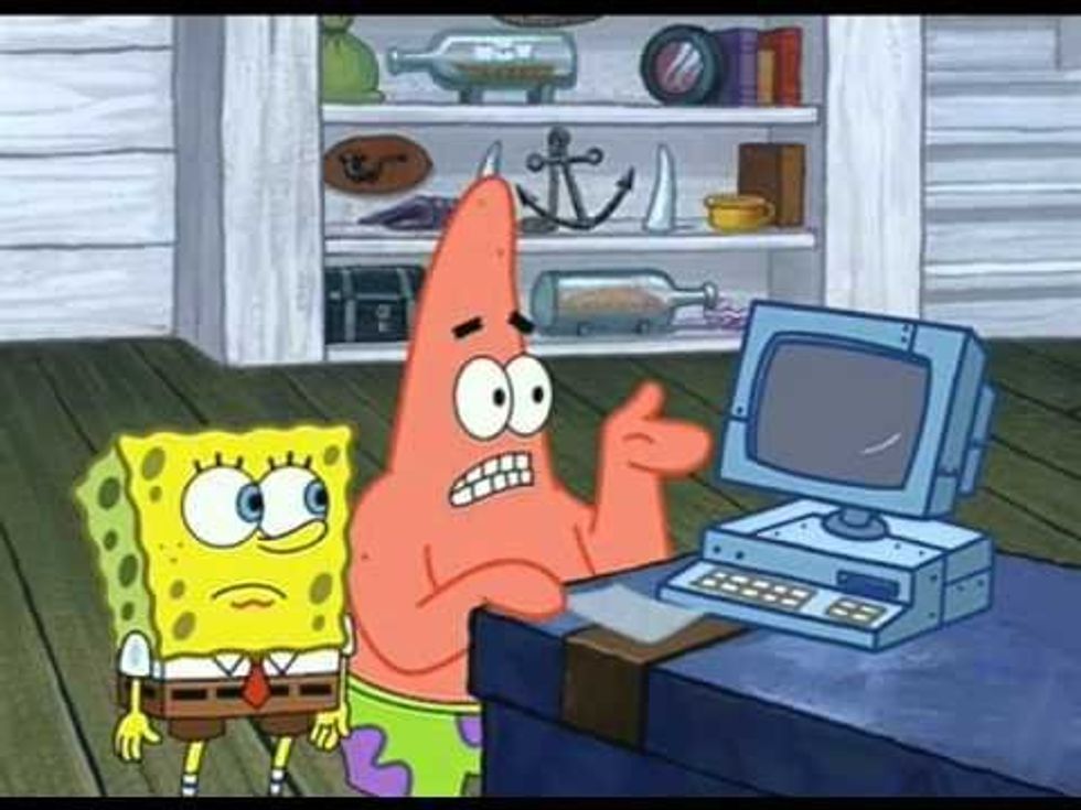 Taking An Online Class, As Told By 'SpongeBob SquarePants'