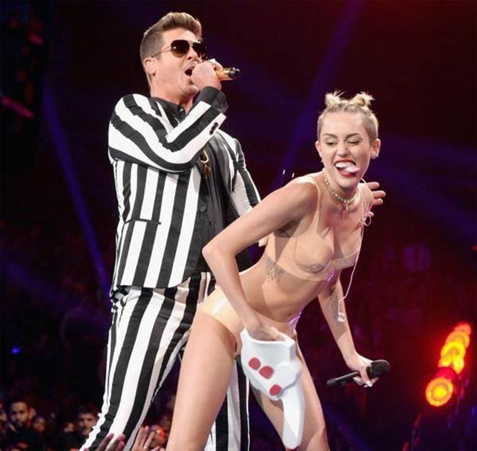 TBT: How Miley Cyrus Promoted The Pornification Of Women At The 2013 VMAs