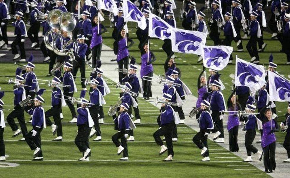 Kansas States' Marching Band Depicts Obscene Act