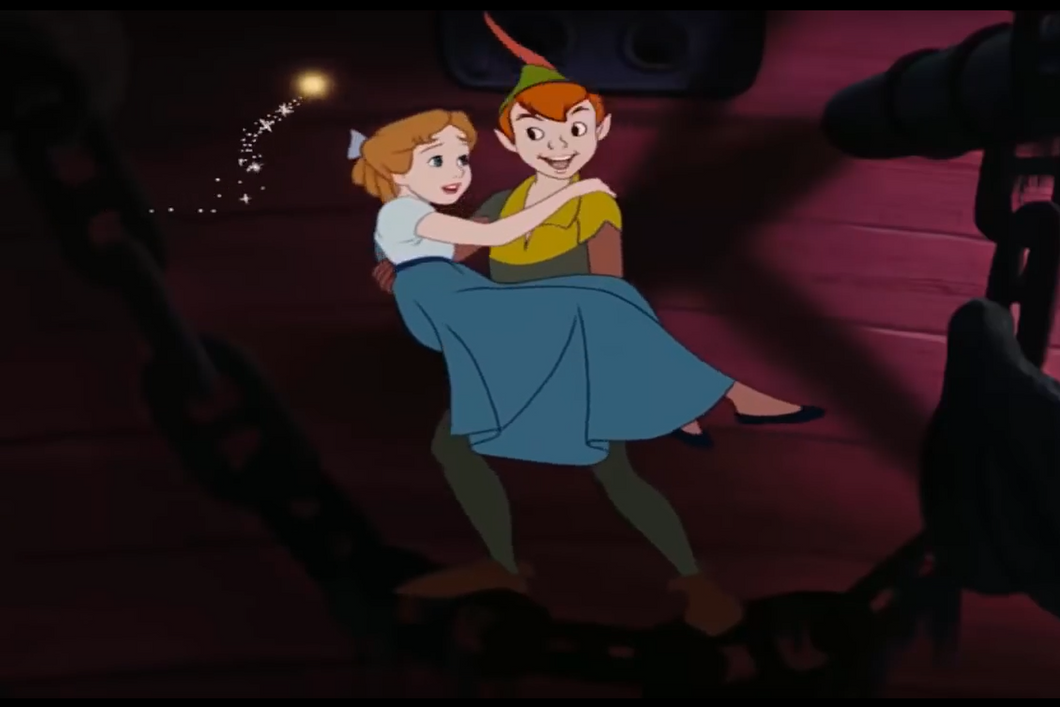 do peter pan and wendy fall in love