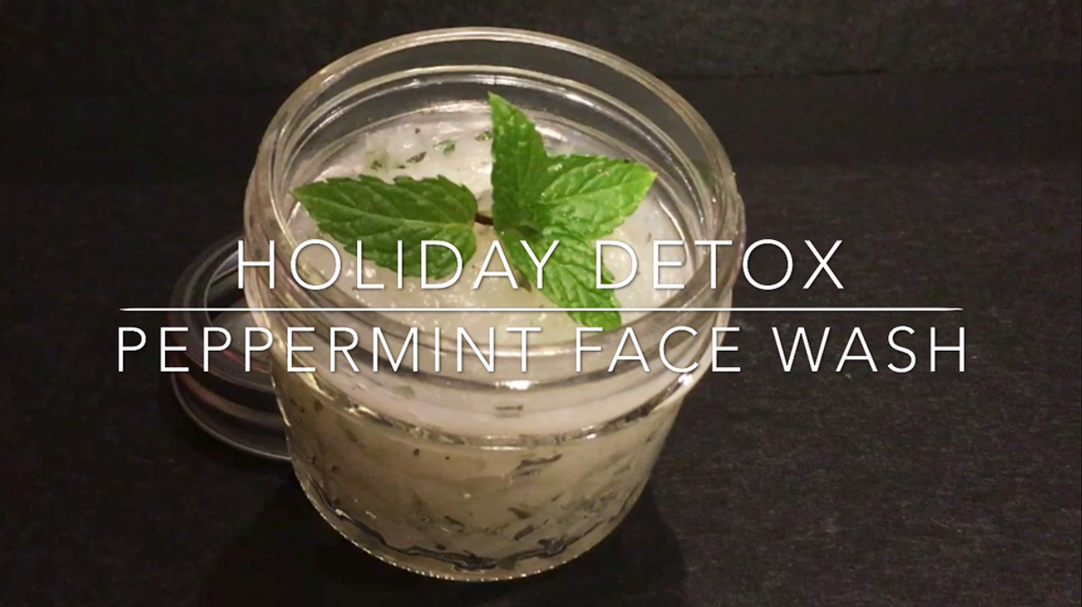 DIY Peppermint Face Wash