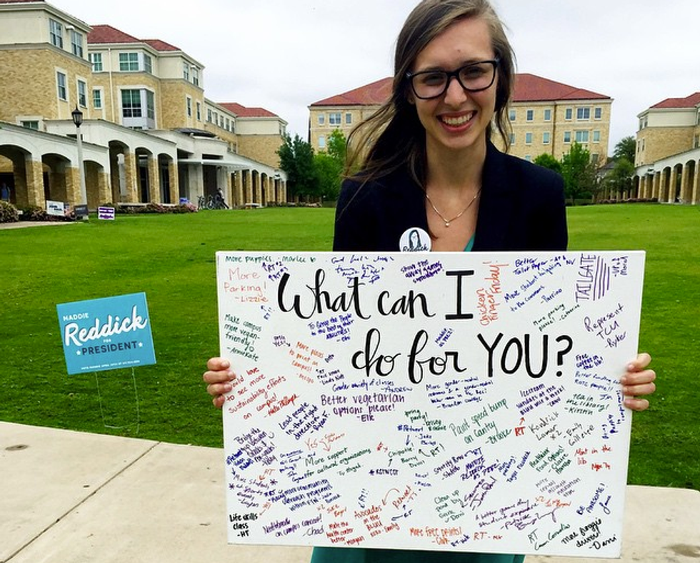 Getting to Know TCU's New Student Body President, Maddie Reddick