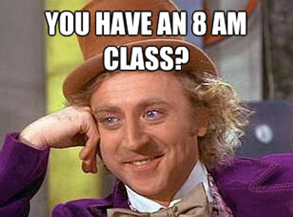 23 Thoughts You Have Going to Your 8 am