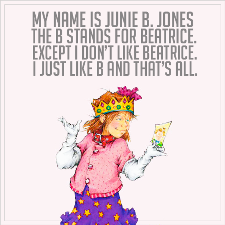 Junie B. Jones Books Are Not Just For Kids