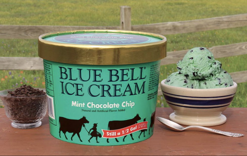 Chocolate Chip  Blue Bell Ice Cream