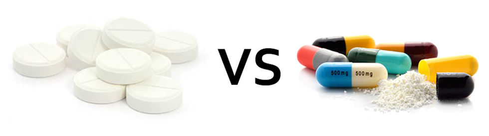 Tablets vs Capsules: Difference in of Marketing, Cost, Absorption, etc