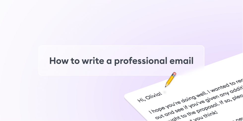 How to do professional Email writing?