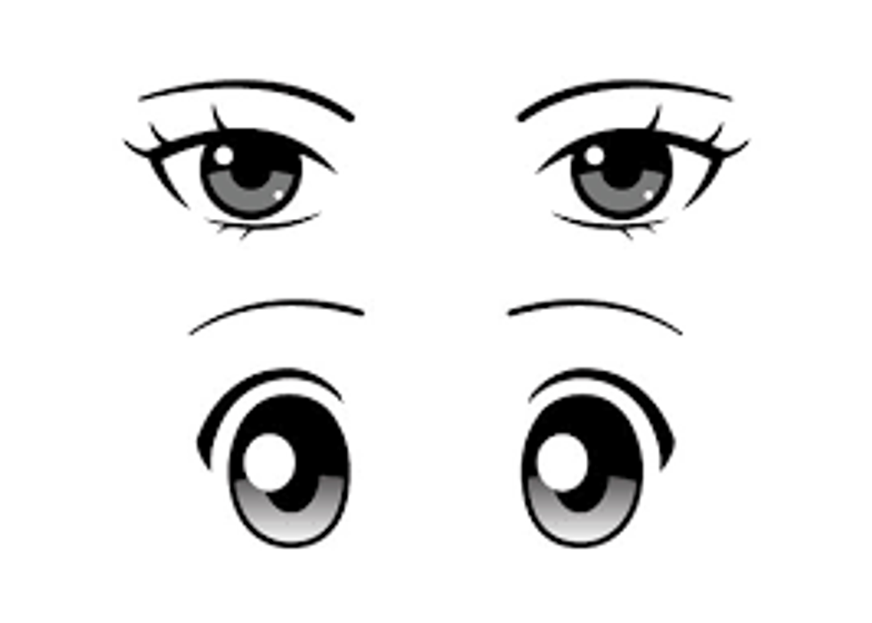 How to Draw Anime Eyes - for Beginners 