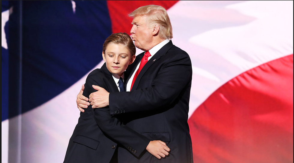 The Problem With Involving Barron Trump