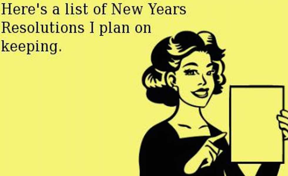 Cliché Resolutions Versus What We Actually Do