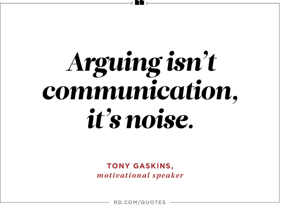 The Self Help Guide To Arguing