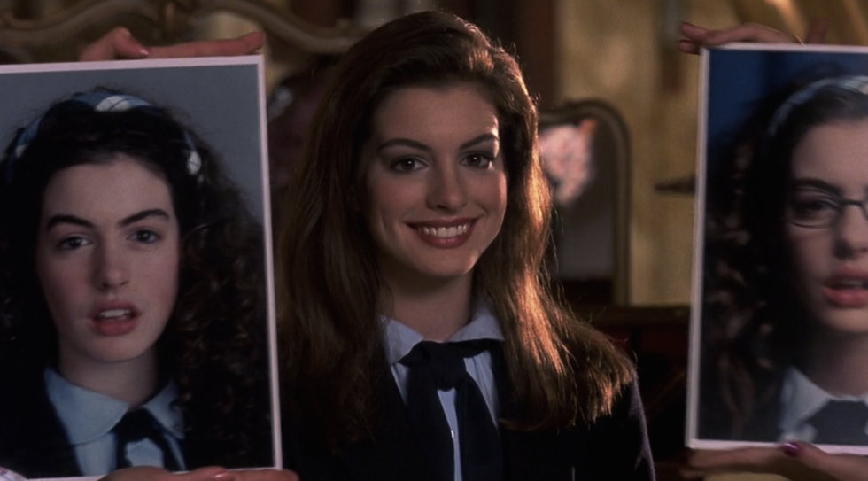 Stages of a Haircut: Princess Diaries Edition