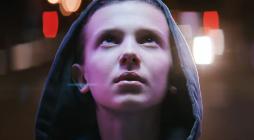 Stranger Things Millie Bobby Brown Stars on New Sigma Video