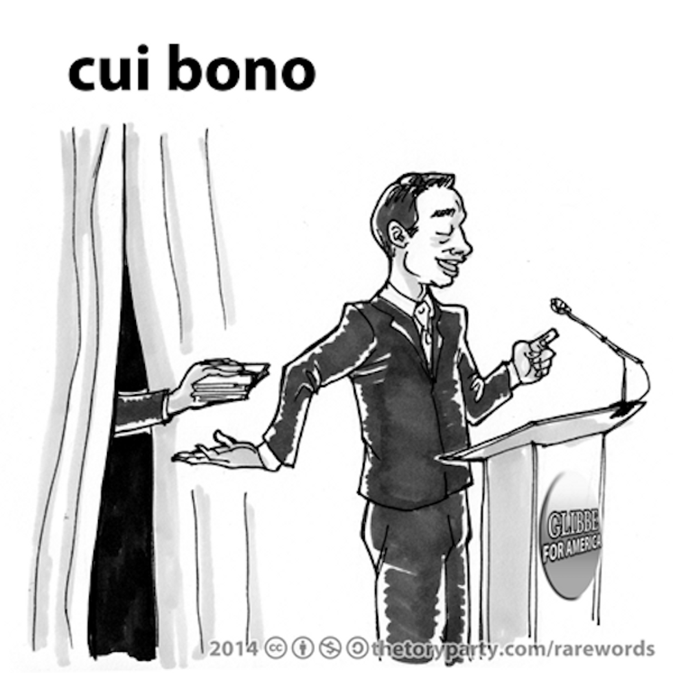 Cui Bono Or Who Benefits