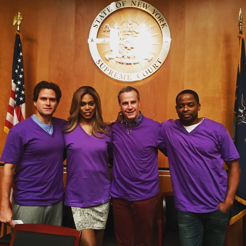 Celebrities Wear Purple To Celebrate Spirit Day 2016