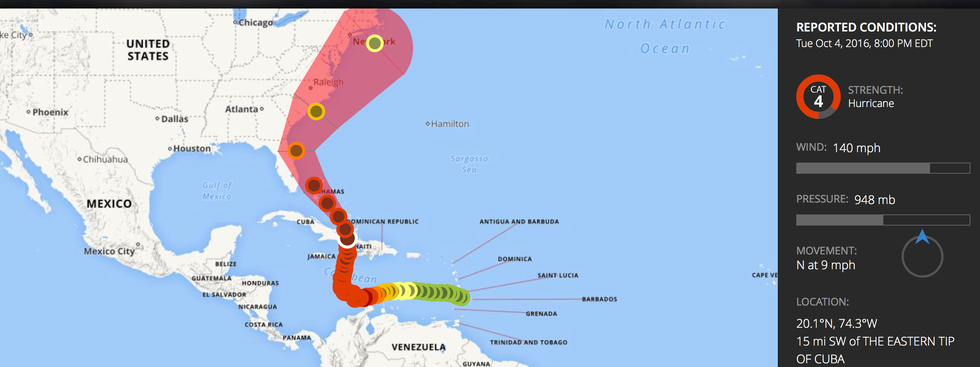 Hurricane Mathew: Escaping The Storm