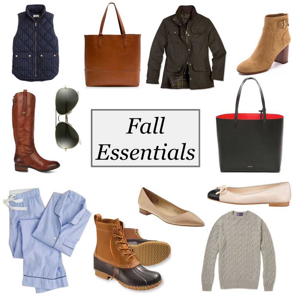 7 Top Essentials in the Fall