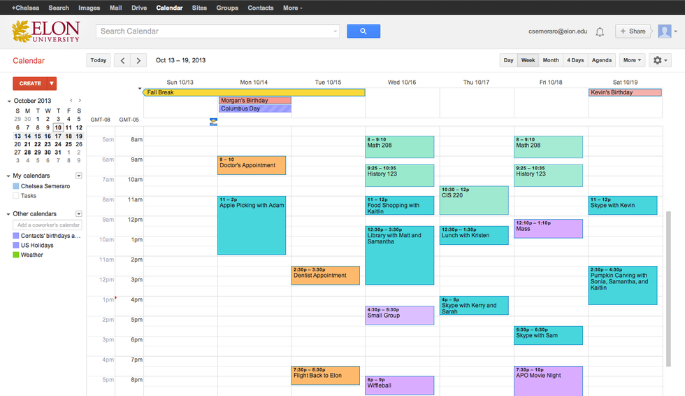 Google Calendar Saved My Life