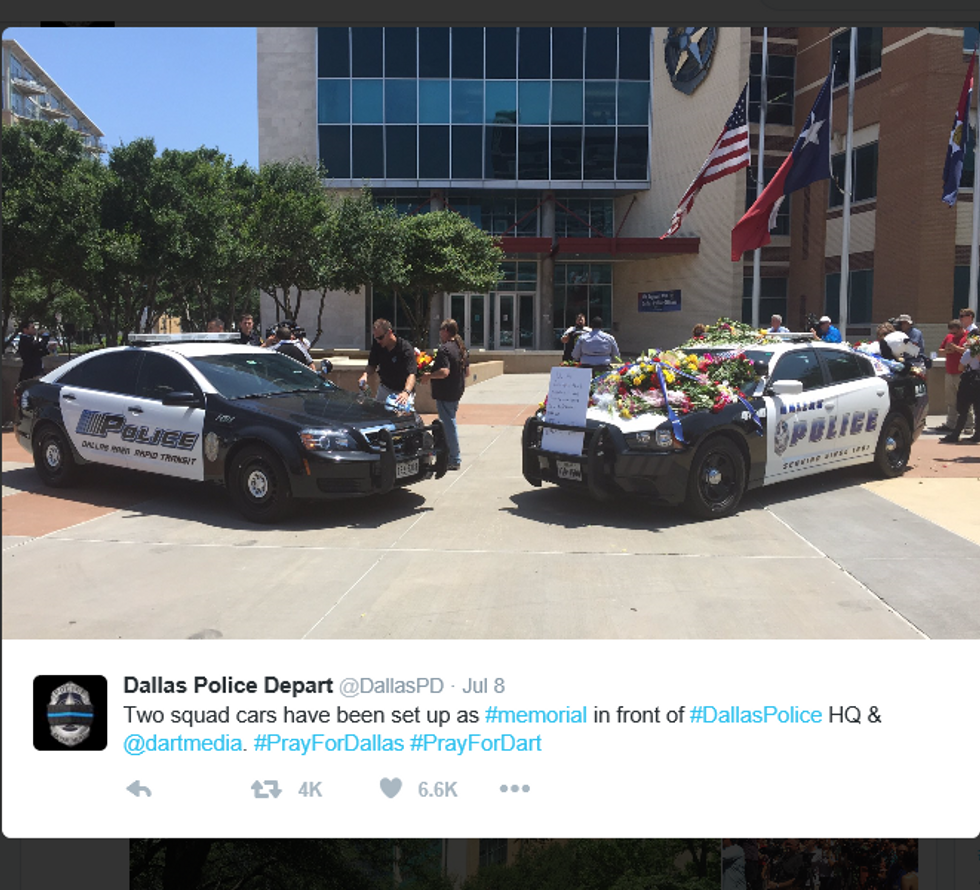 Dallas Police Attacked By Snipers At "Black Lives Matter" Protest