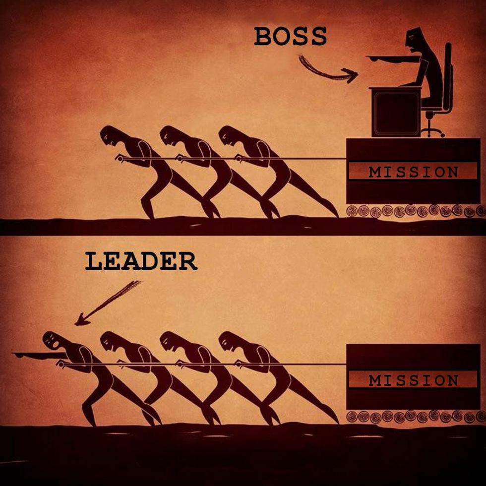 A Leader Vs A Boss