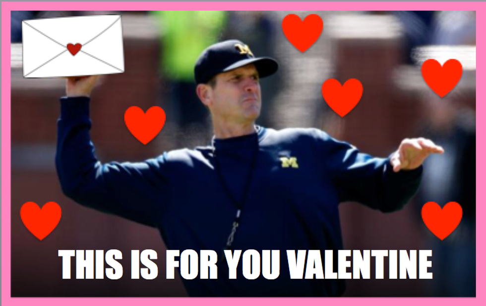 7 Custom Valentines For The True Michigan Football Fan