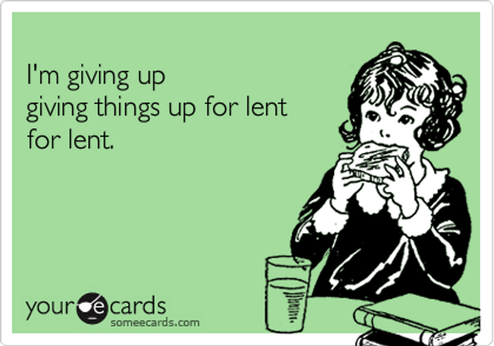 5 Practical Things to Give Up For Lent in College