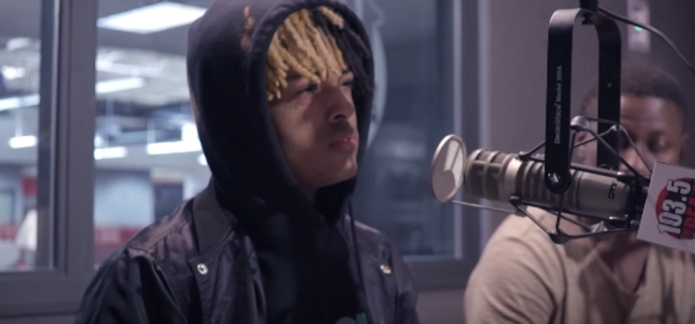 X during an interview